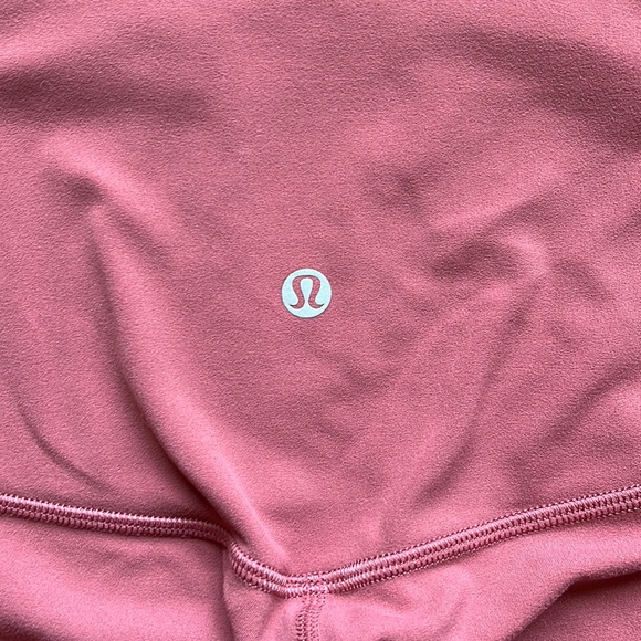 Lululemon Pink Leggings Capri Tights w/Bag - Picture 2 of 4